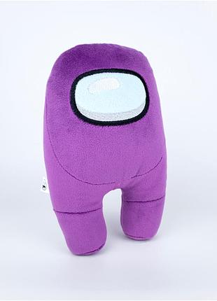 М'яка іграшка космонавт among us 20 см для дітей фіолетовий weber toys mc-5389