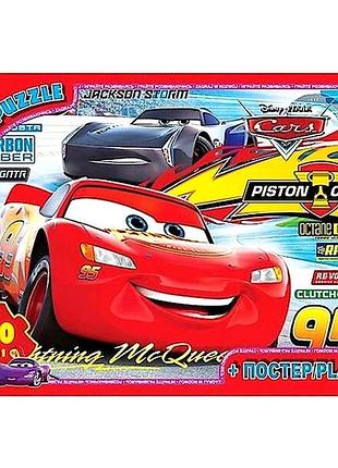 Пазлы 70 элементов для детей от 3 лет сюжет тачки картон g-toys mc-9249