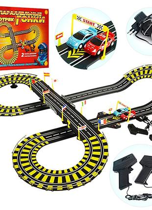 Игровой трек для гонки 495 см 2 гоночные машины 2 пульта управления play smart mc-7454