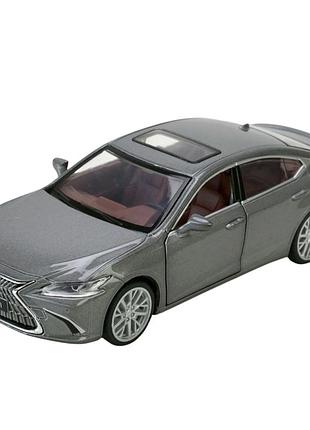 Игрушечная машинка со световыми и звуковыми эффектами 1:35 lexus es 300h 14х5х4 см серый автопром mc-9807