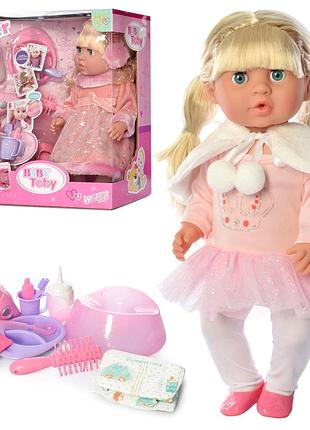 Лялька baby toby 42 см з аксесуарами для дівчаток mc-6418