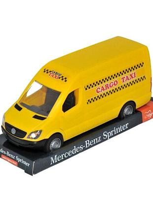 Вантажна іграшка mercedes-benz sprinter масштаб 1:24 для дітей від 3 років жовтий tigres mc-8192