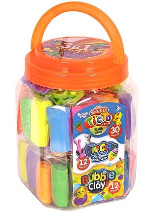 Маса для ліплення самозатвердна з аксесуарами для творчості 3 в 1 danko toys mc-6399