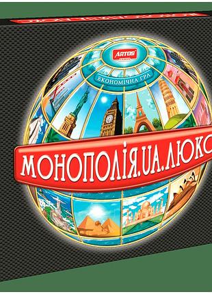 Настільна гра монополія люкс для всієї родини 4 фішки картон artos games mc-5274