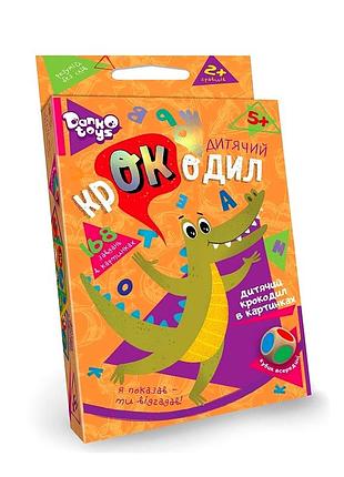 Настільна гра movelish крокодил 168 завдань для дітей 5 років danko toys mc-6405