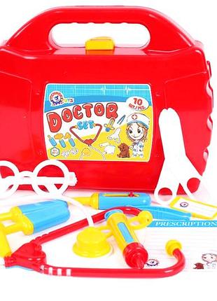 Игровой набор врача 10 эл для детей технок mc-7658