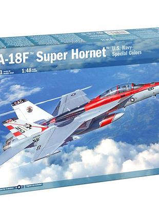 Сборная модель истребителя f/a-18 f super hornet 1:48 для сборки пластик италия mc-8788