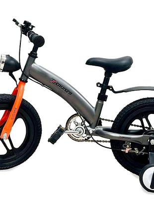 Велосипед двухколесный 16 дюймов карбоновая рама для детей унисекс crussier mc-8525