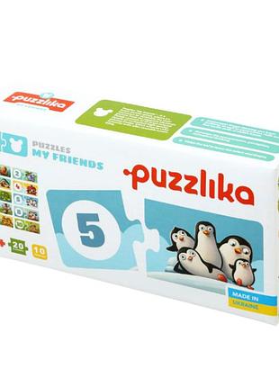 Развивающий пазл 20 элементов логическая игра для детей puzzlika mc-5128