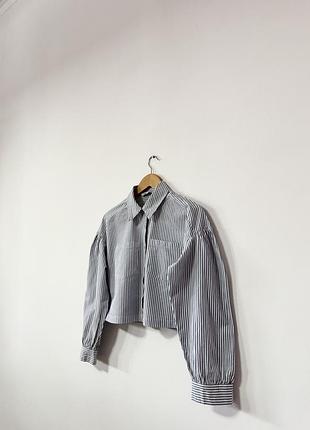 Котонова вкорочена сорочка zara🌿