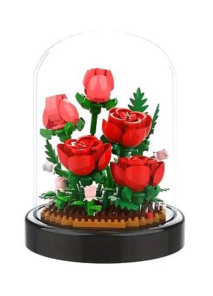 Конструктор flower 397 деталей для створення кольорів для дому abs пластик mc-9486