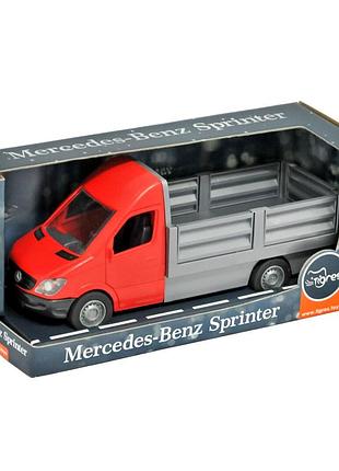 Игрушечный автомобиль mercedes-benz sprinter 1:24 для детей от 3 лет красный tigres mc-6451