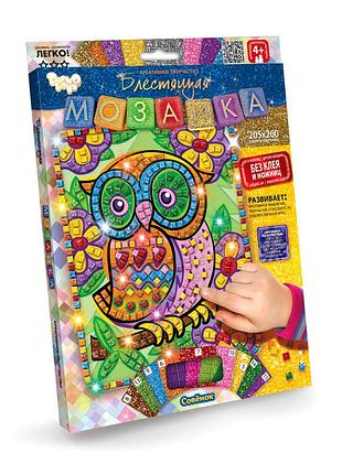 Набір для творчості блискуча мозаїка сосна для дітей 4 роки danko toys mc-6402
