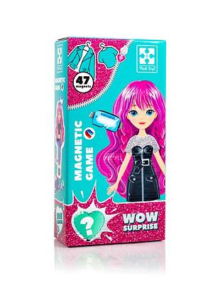 Магнитная одевалка 47 элементов для девочек развивающая игра vladi toys mc-6343