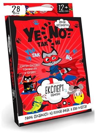 Карткова гра yenot данетка експерт для всієї родини 2 гравця картон danko toys mc-5763