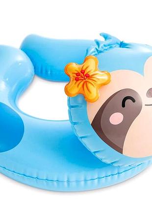 Круг надувной 64 см для воды для детей до 40 кг животное intex mc-7779