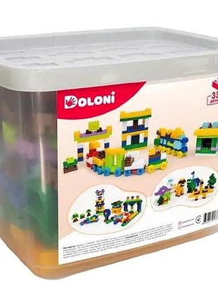 Конструктор 335 деталей блоковий для розвитку уваги doloni toys mc-8770