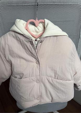 Куртка бомбер з капюшоном zara 18-24