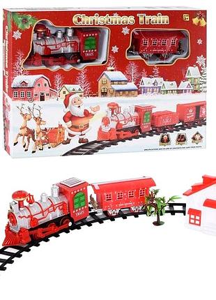 Іграшковий набір залізниця зі світловими звуковими ефектами 18 ел для дому mc-8321