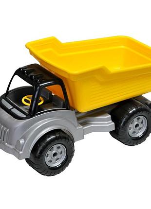 Самосвал игрушечный 32 см для игры из пластика черно-желтый tigres mc-9442
