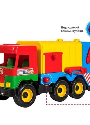 Мусоровоз с подвижными элементами для детей от 1 года 42 см пластик mc-6135