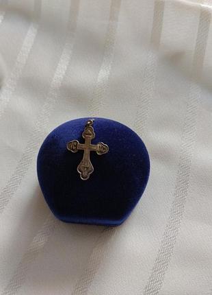 Серебряный крестик, советского производства