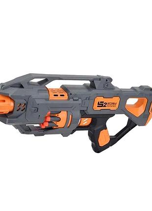 Автомат blaze storm з м'якими кулями для активних ігор 20 патронів пластик mc-8114