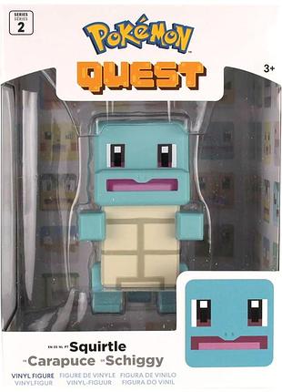 Фігурка pokemon quest сквіртл висота 9 см для колекціонування вініл mfc mc-8306