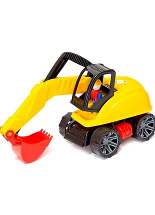 Экскаватор игрушечный пластиковый для песочницы 38 5х15 5х25 5 см orion mc-6207