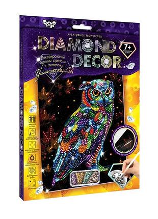 Набор бриллиантовая картина для детей декорирование стразами 27 5х22 см danko toys mc-7410