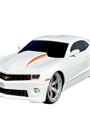 Игрушечная инерционная машинка масштаб 1:24 для игры 20 см белая chevrolet mc-8027