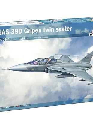 Сборная модель многоцелевого истребителя jas-39 d gripen 1:48 пластик mc-8790