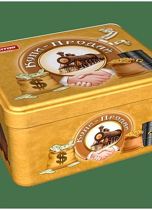 Настільна гра купі-продай карткова версія для всієї родини 2-4 гравця картон artos games mc-5587