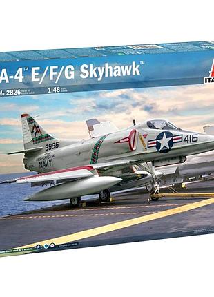 Збірна модель a-4 e/f/g skyhawk штурмовик 1:48 для збирання італія mc-8783