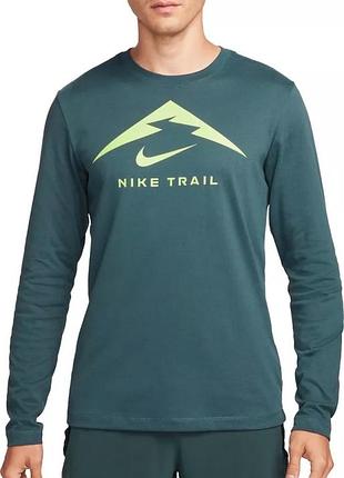 Спортивний лонгслів nike trail running top dri-fit футболка з довгим рукавом acg найк спортивна кофта