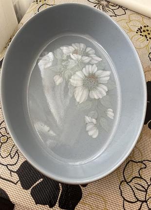 Вінтажна керамічна миска від англійського бренду denby з колекції blue dawn.