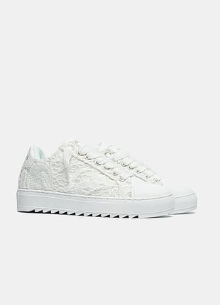 Кроссовки numeris lace white