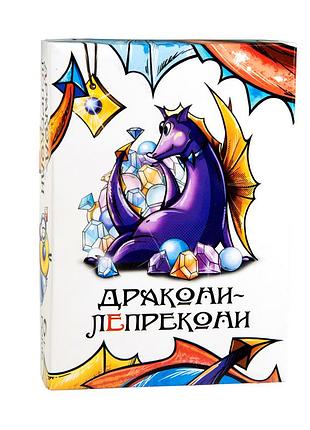 Настольная игра драконы-леприконы для всей семьи 2-4 игрока картон украинский strateg mc-9114