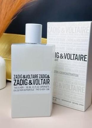 Тестер zadig & voltaire this is her!, 100 мл