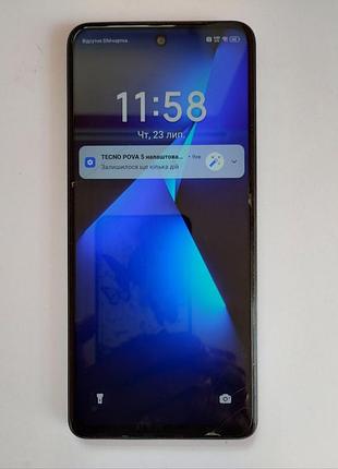 Cмартфон tecno pova 5 (128 гб / 8+5 гб) — потужний і надійний