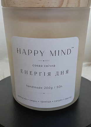 Соевая аромасвеча с натуральными эфирными маслами