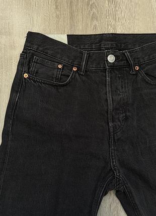 Чоловічі чорні джинси h&m relaxed 31 розмір