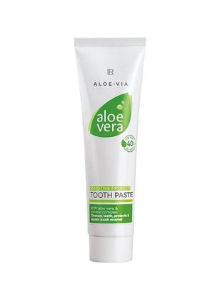 Алоэ вера зубная паста-гель для чувствительных зубов от aloe 40% via lr