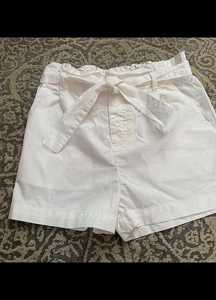 Шорти mango kids для дівчинки, білі, розмір 134 см (9 років), бавовна