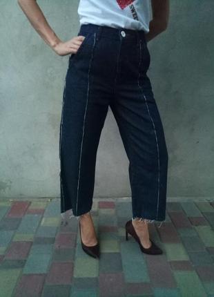 Джинсы кюлоты
