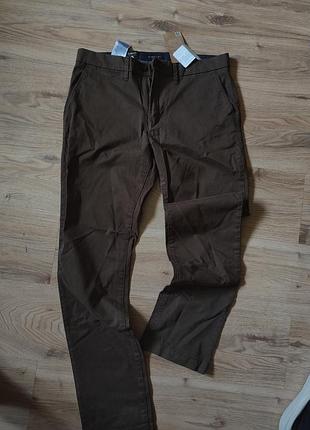 Брюки чоловічі regular fit stretch коричневі