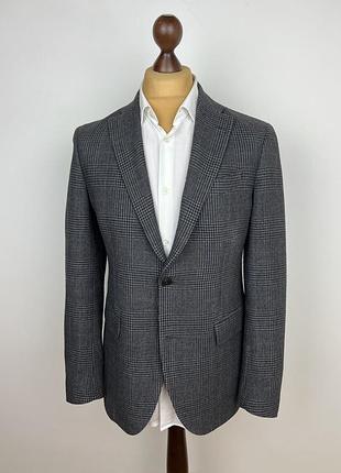Sartoria latorre plaid wool blazer итальянский пиджак микс шерсти латорре