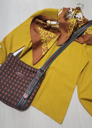 Longchamp  красивая  твидовая сумка  винтах