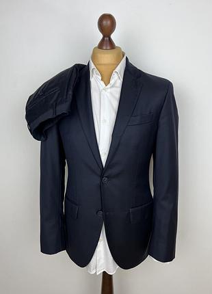 Hackett x loro piana wool suit приталений вовняний костюм хаккет + лоро