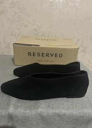 Замшеві балетки reserved 37 розмір